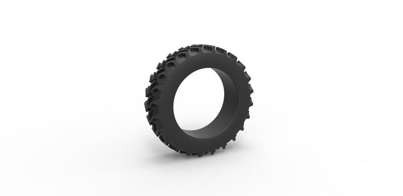 Diecast Tractor tire 5 Scale 1:25