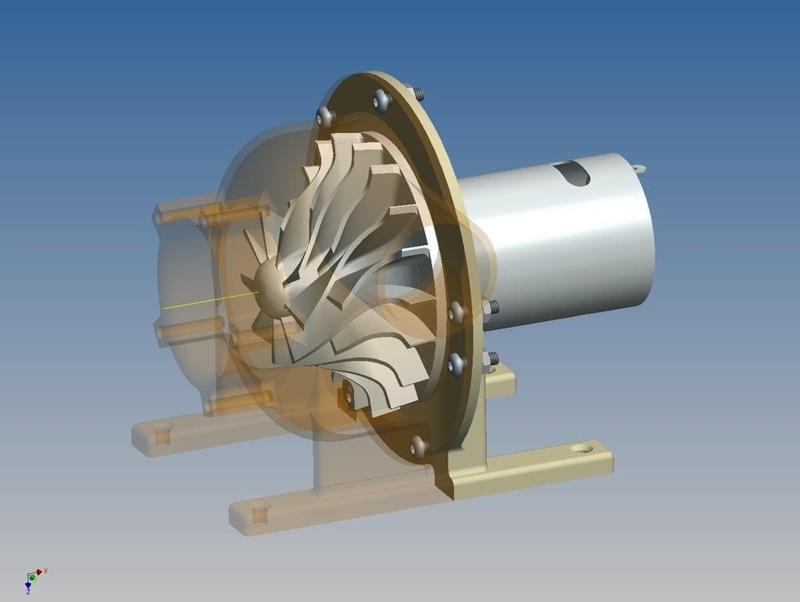 Turbine Blower for 540-sized Motors