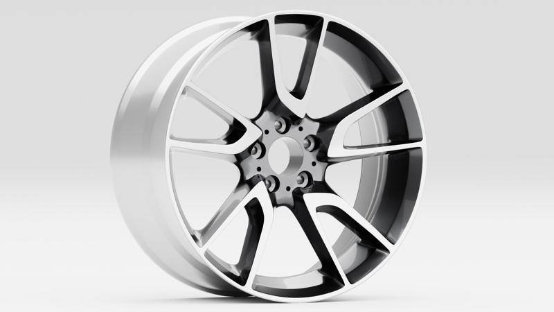 Mercedes E53 85544MB Rim 3D model