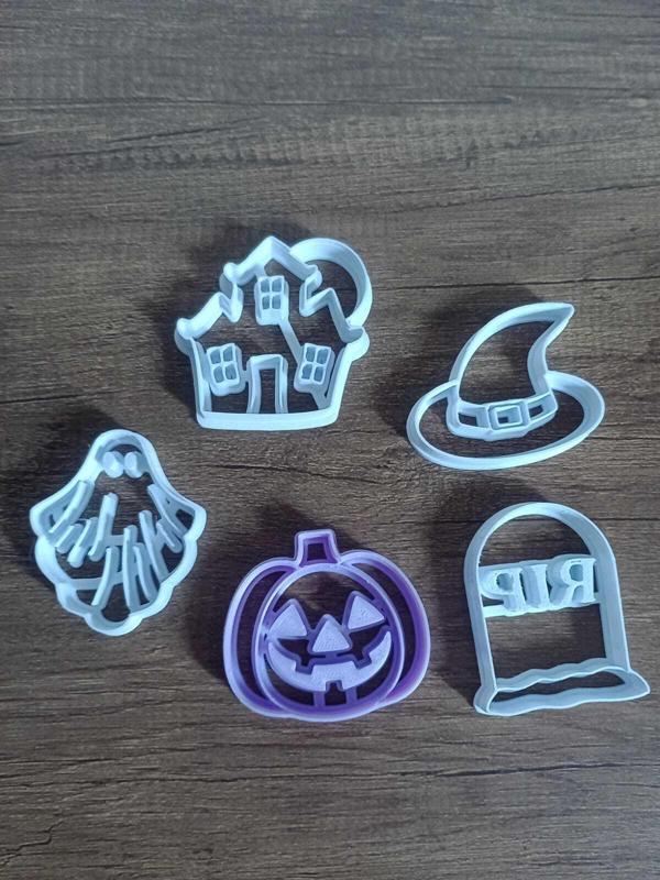 Kit Cookie Cutter Halloween Ghosts Witch Pumpkin