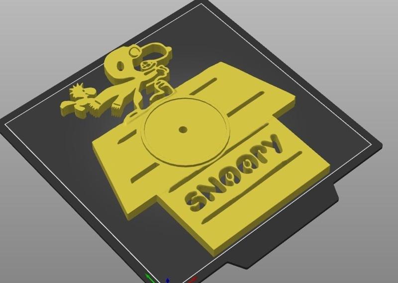 snoopy red barron clock decoration