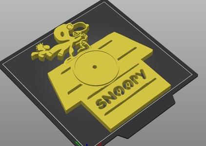 snoopy red barron clock decoration