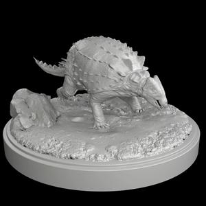Ankylosaurus  Dinosaur   3D Print Model