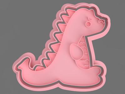 SANT JORDI DRAGON CUTTER FOR COOKIES AND FONDANT