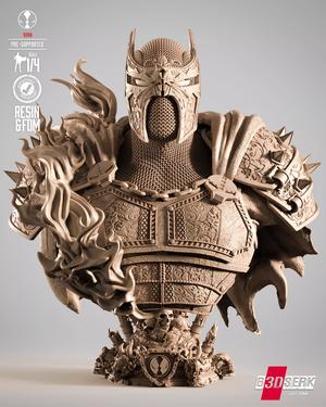 B3DSERK Medieval Spawn Portrait Bust