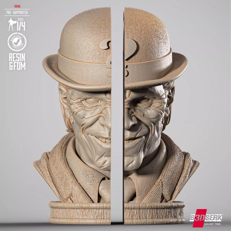 B3DSERK Riddler Book Holder