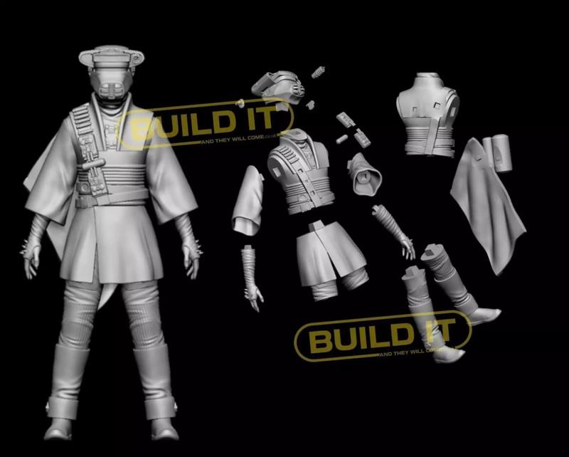 Boussh bounty princess Leia full size statue STL