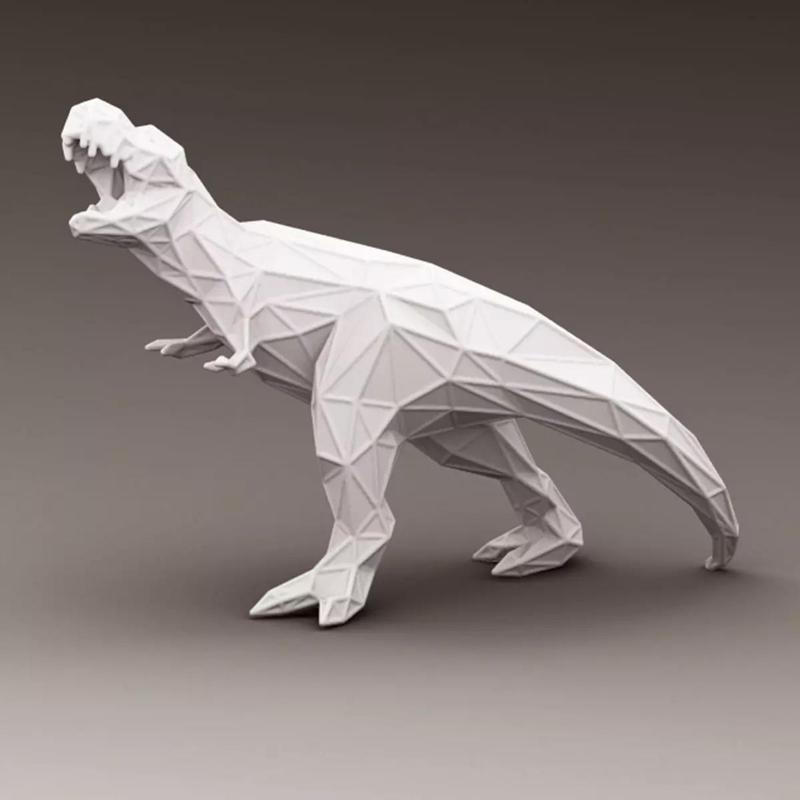 3D PRINTED MODEL T-REX-DESIGN-TRIANGULATE