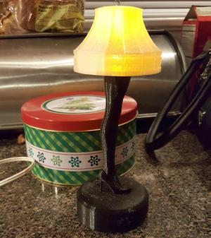 Christmas Story leg lamp remix for LED lighting