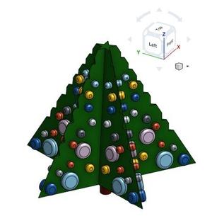 Decorated Star-Christmas Tree