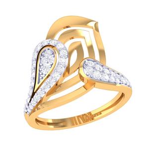 Printable 3D jewelry model of Lady diamond ring