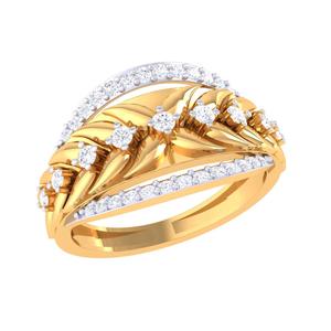 Printable 3D jewelry model of Lady diamond ring