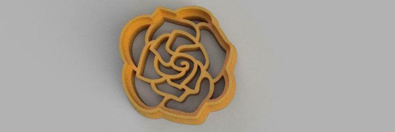 FLOWER gardenia COOKIE CUTTER