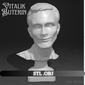 Vitalik Buterin Portrait Sculture