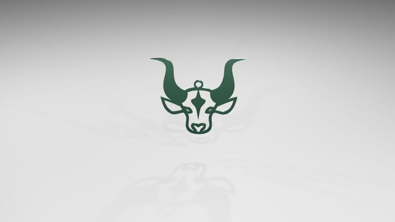 COW EARRING-KEYCHAIN