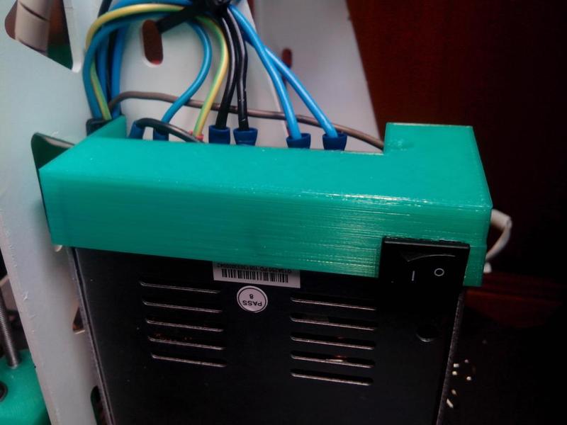 Tapa fuente de alimentación