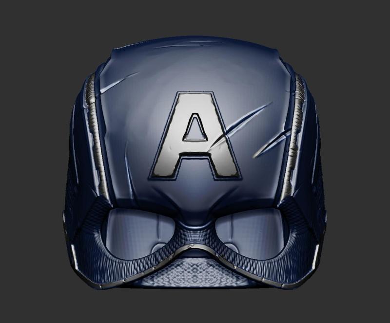 Captain America Helmet Avengers Endgame Cosplay