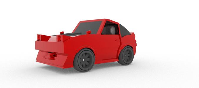 Mazda RX7 FB Tooned Printable
