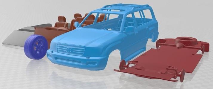 Toyota Land Cruiser J100 VX 2005 Printable Car