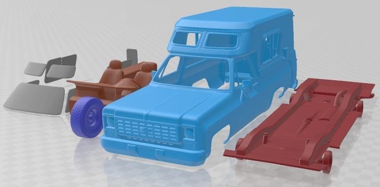 Chevrolet Blazer Chalet 1976 Printable Car