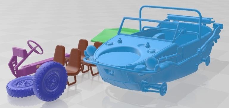 Volkswagen Schwimmwagen 1942 Printable Car