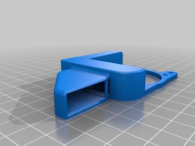 Ormerod Fan Duct with air flow bypass to print ABS