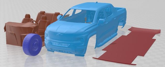 Chevrolet Silverado EV WT Printable Car