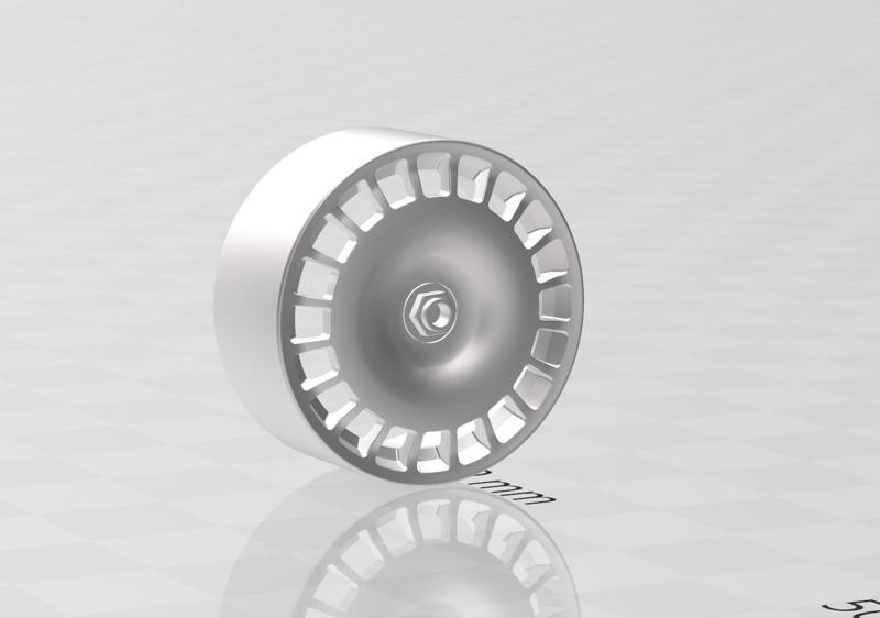 OZ Racing Compomotive centerlock wheels for scale model 1/18 1/24 etc.