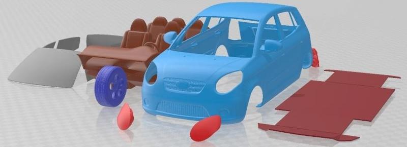 Kia Picanto 2009 Printable Car