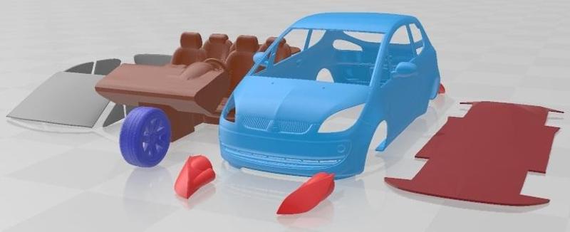 Mitsubishi Colt 3 2006 Printable Car