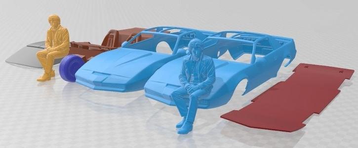 Pontiac Firebird KITT 1982 - Michael Knight Printable Car