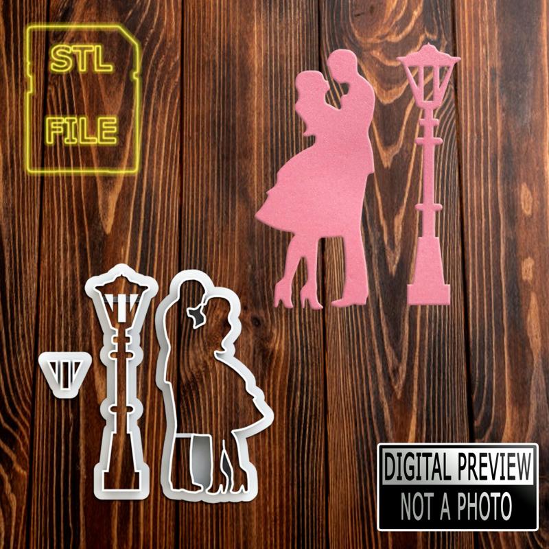 [50% OFF] COOKIE CUTTERS - Romantic Couple + Lamp Post