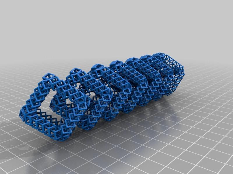 Cubic Fractal Chain