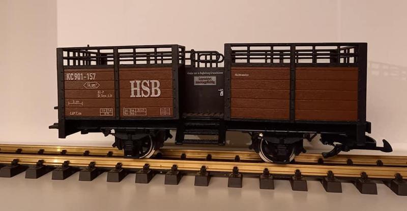 Convertible car Hsb G Gauge 1 : 22.5 LGB garden railroad