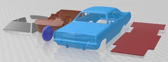 Opel Diplomat A 1964 Printable Car