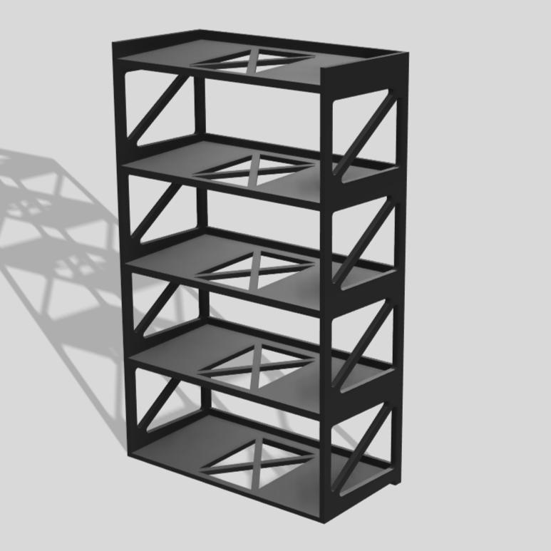 1:43 CAR MODELS RACK FOR 5 CARS