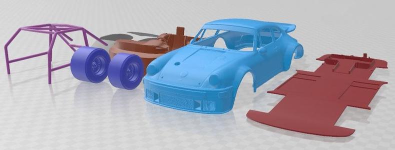 Porsche 934 RSR Printable Car