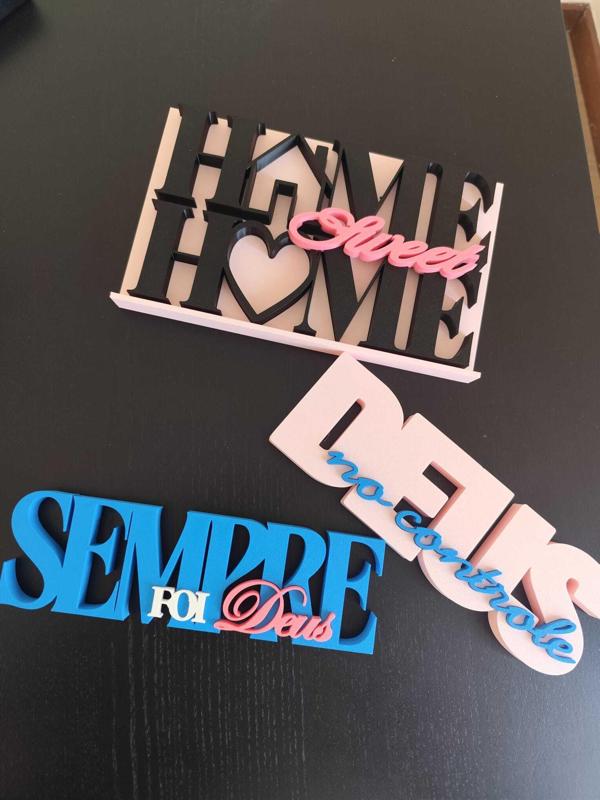Decorative 3D File Pack - Inspirational Phrases
