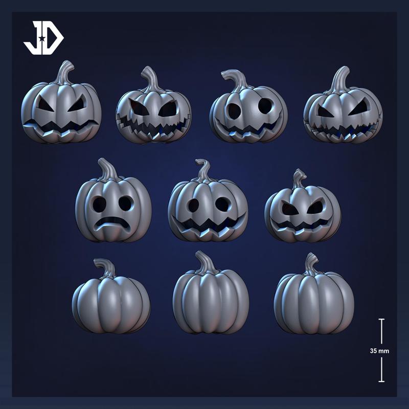 Hollow Pumpkins (approximately 35 mm)