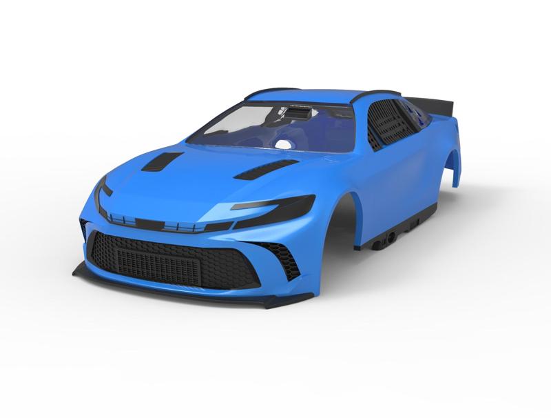 Toyota Camry XSE NASCAR 2024 Rc body shell