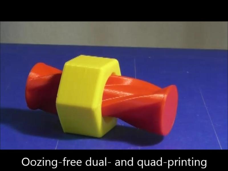 Dual printed lead screw with Multex2Move