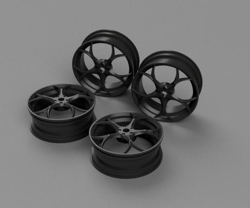 RC rim wheel 1/10 Alfa Romeo Giulia Brera