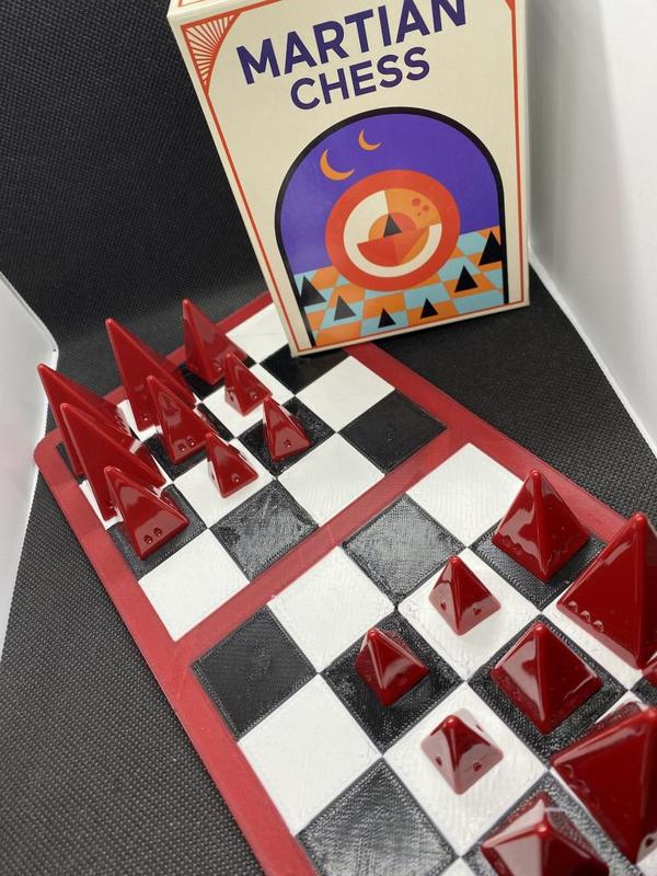 Customizable Martian Chess Multicolor Board
