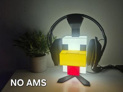 Minecraft Chicken headphone stand