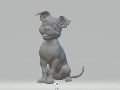 Pitbull Cartoon – 3D Model for Printing
