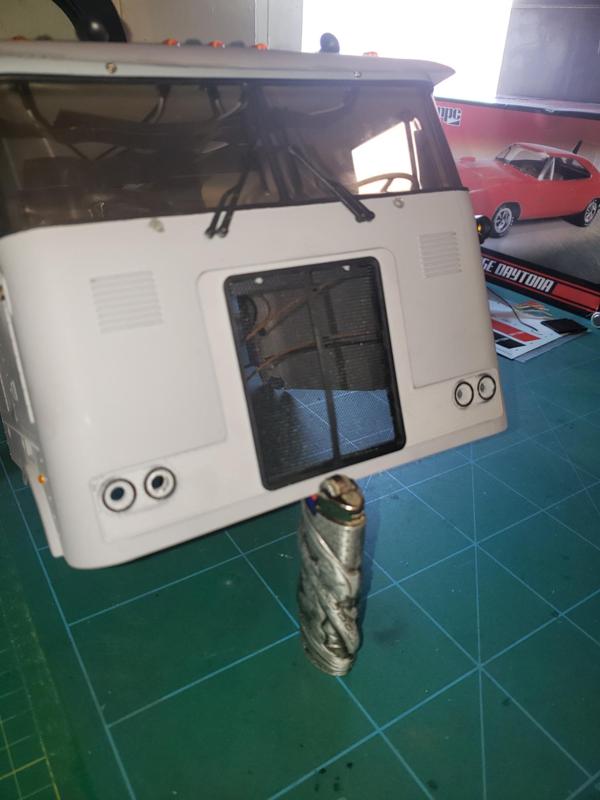 1/14 globe liner peterbilt grill area.