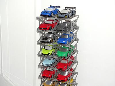 Fully Modular Car Garage Diorama