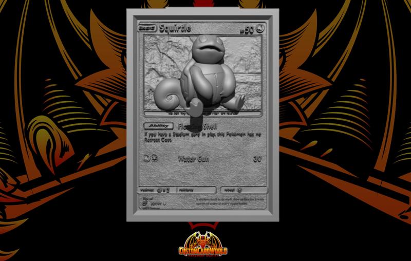 Pokemon Full 3D Card - Squirtle