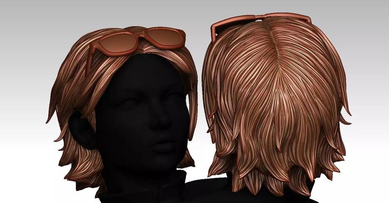 3D Hairstyles for girl V78