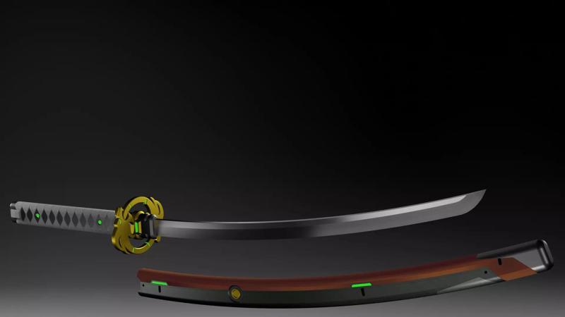 Bushi Genji Samurai Sword from Overwatch Anniversary Event